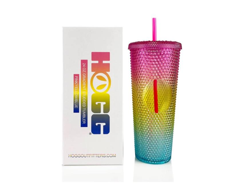 Studded Tumbler 24oz w/Straw, Not Starbucks cup, Birthday Gift, Travel cup, Luxury Tumbler, Blank for crafting, monogram, Logos