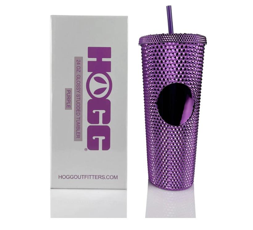 Studded Tumbler 24oz w/Straw, Not Starbucks cup, Birthday Gift, Travel cup, Luxury Tumbler, Blank for crafting, monogram, Logos