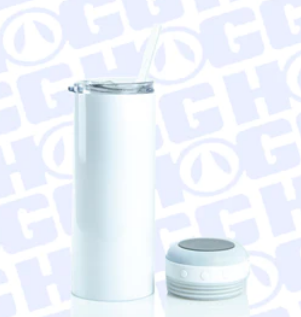 20oz SUBLIMATABLE WIRELESS BLUETOOTH SPEAKER TUMBLER