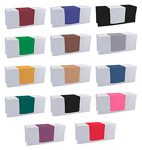 Custom 30" Wide Polyester Table Runner